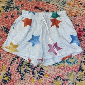 Cute star sweatshorts
